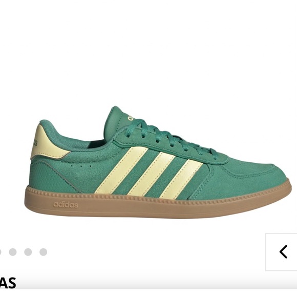 New NIB Adidas Breaknet Sleek Green Yellow Sneakers Sz 10 $65 - Picture 2 of 9